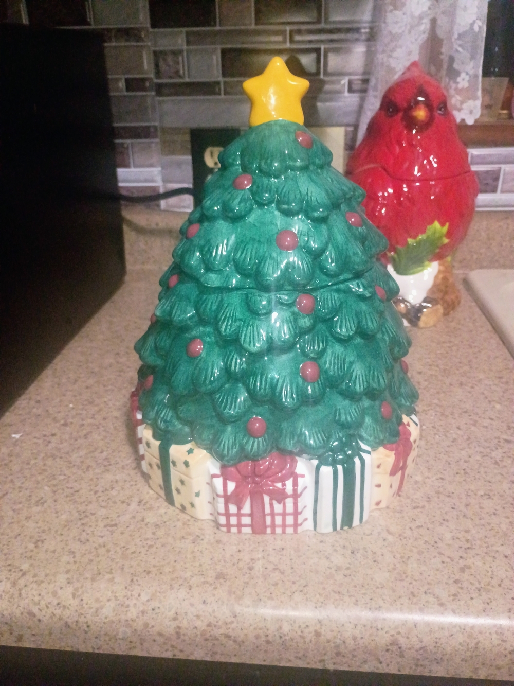 Mikasa Vintage Christmas Cookie Jar